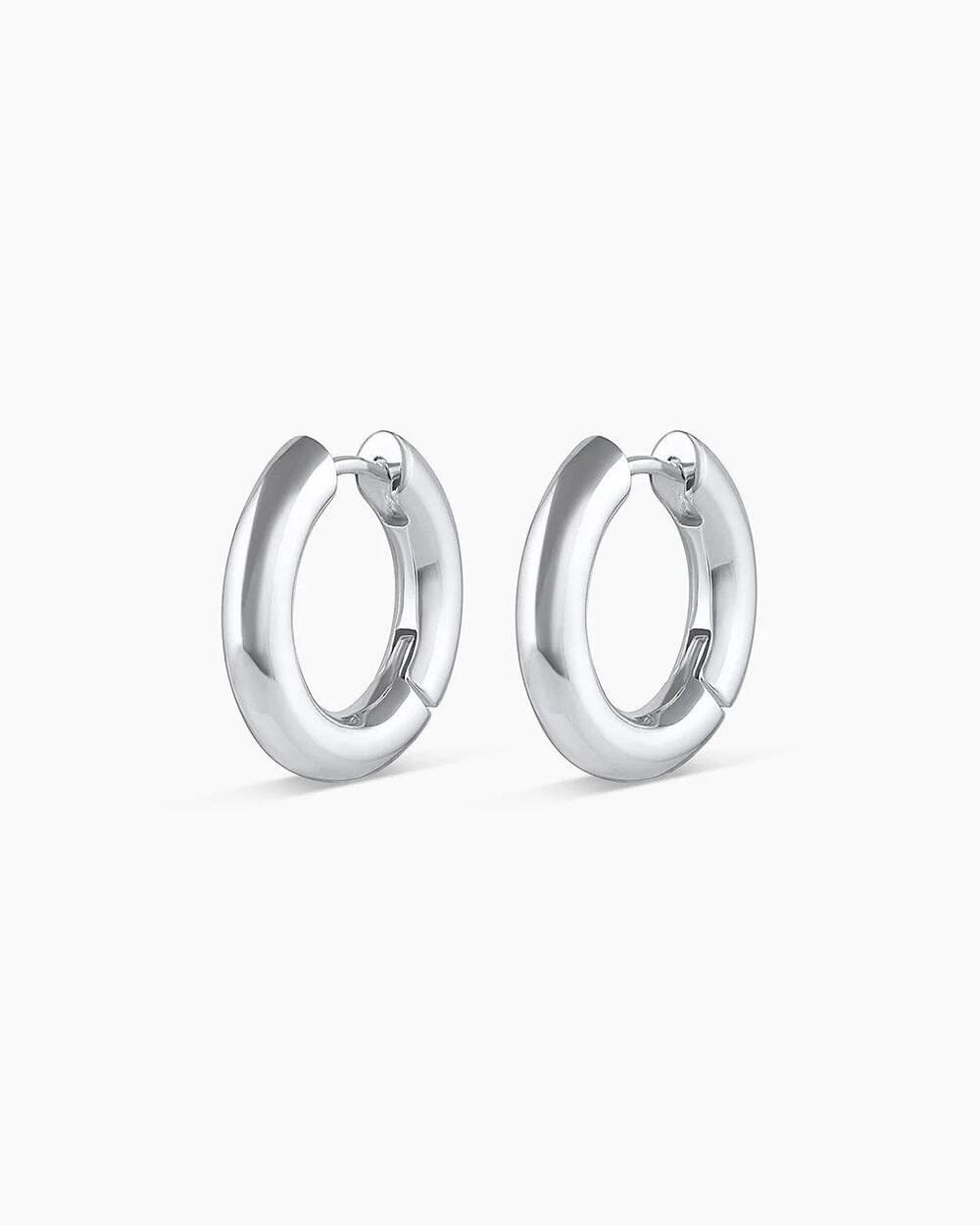 NWT Gorjana Silver Lou Hoops
